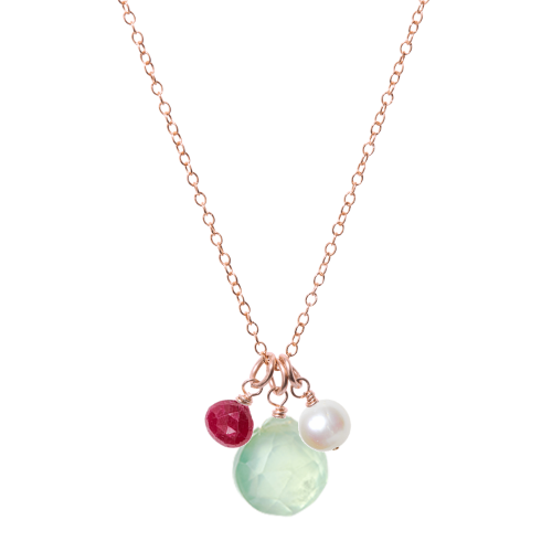 Custom 3 Gem Necklace