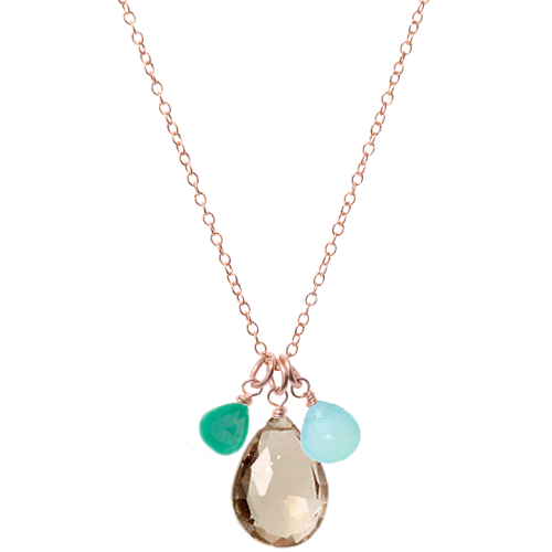 Custom 3 Gem Necklace