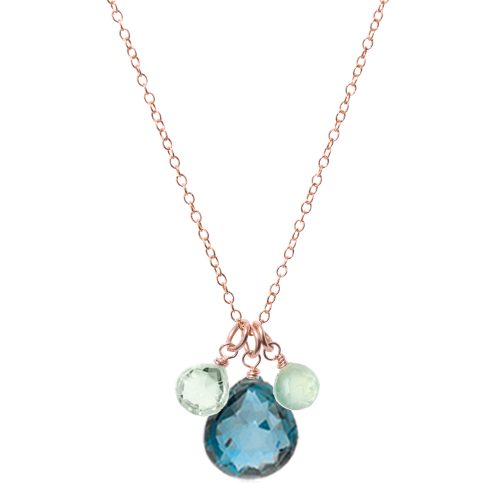 Custom 3 Gem Necklace