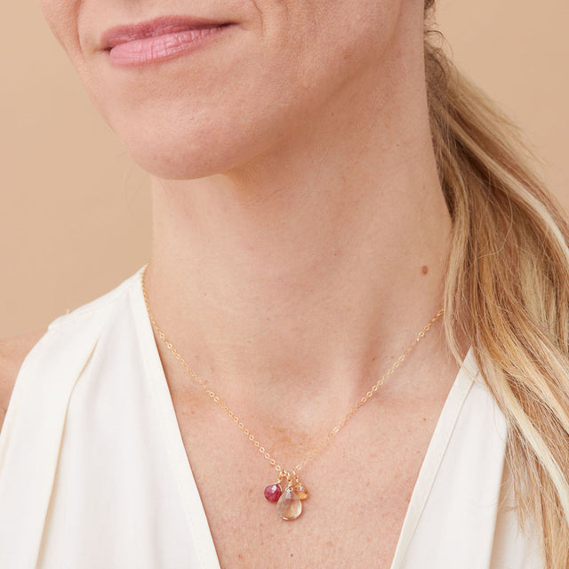 Nora Custom Gemstone Necklace