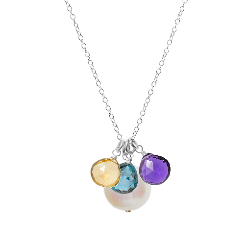 Custom 4 Gem Necklace