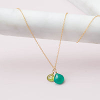 Custom 2 Gem Necklace